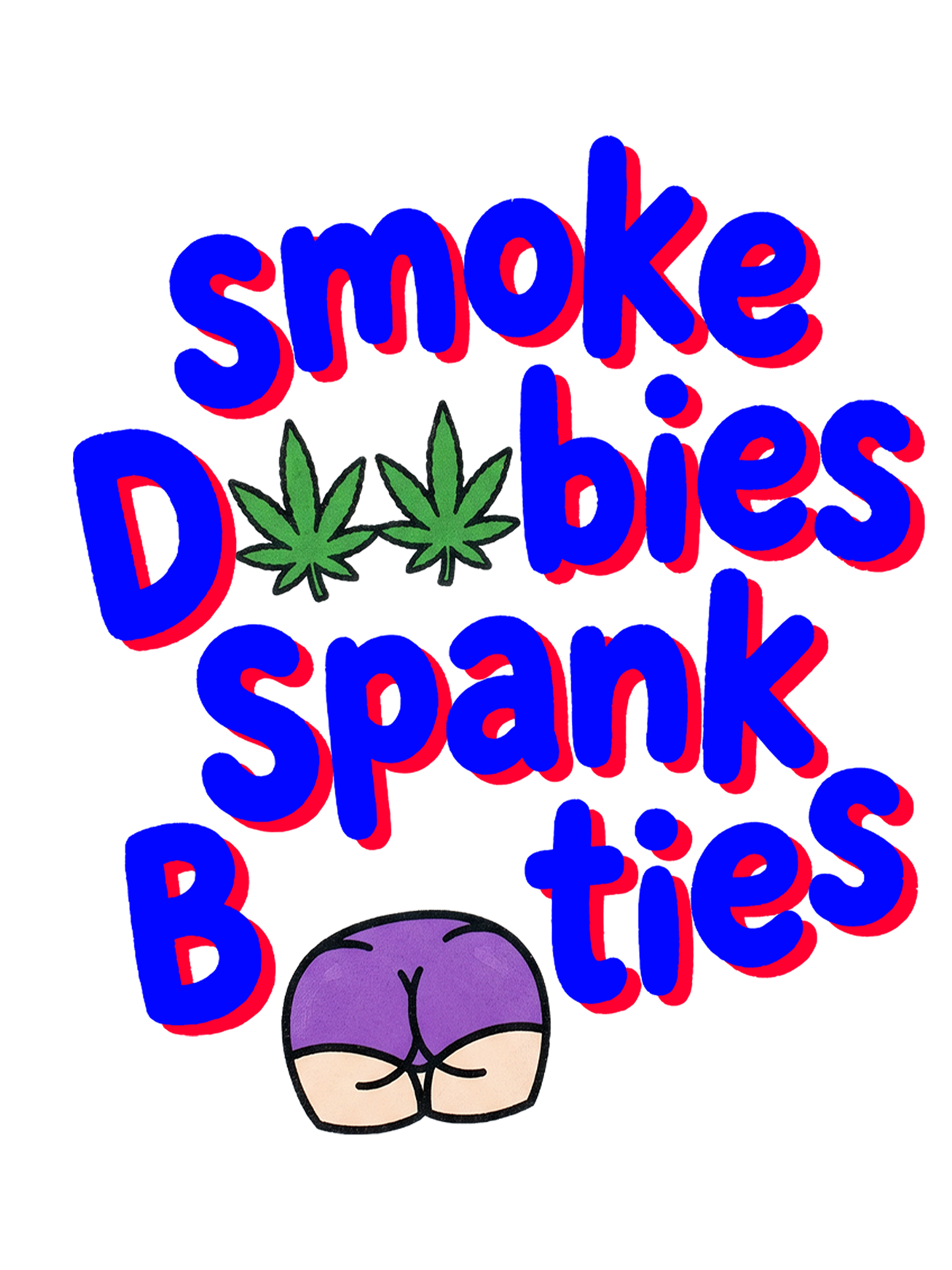 SMOKE DOOBIES SPANK BOOTIES AAA WASHED TSHIRT