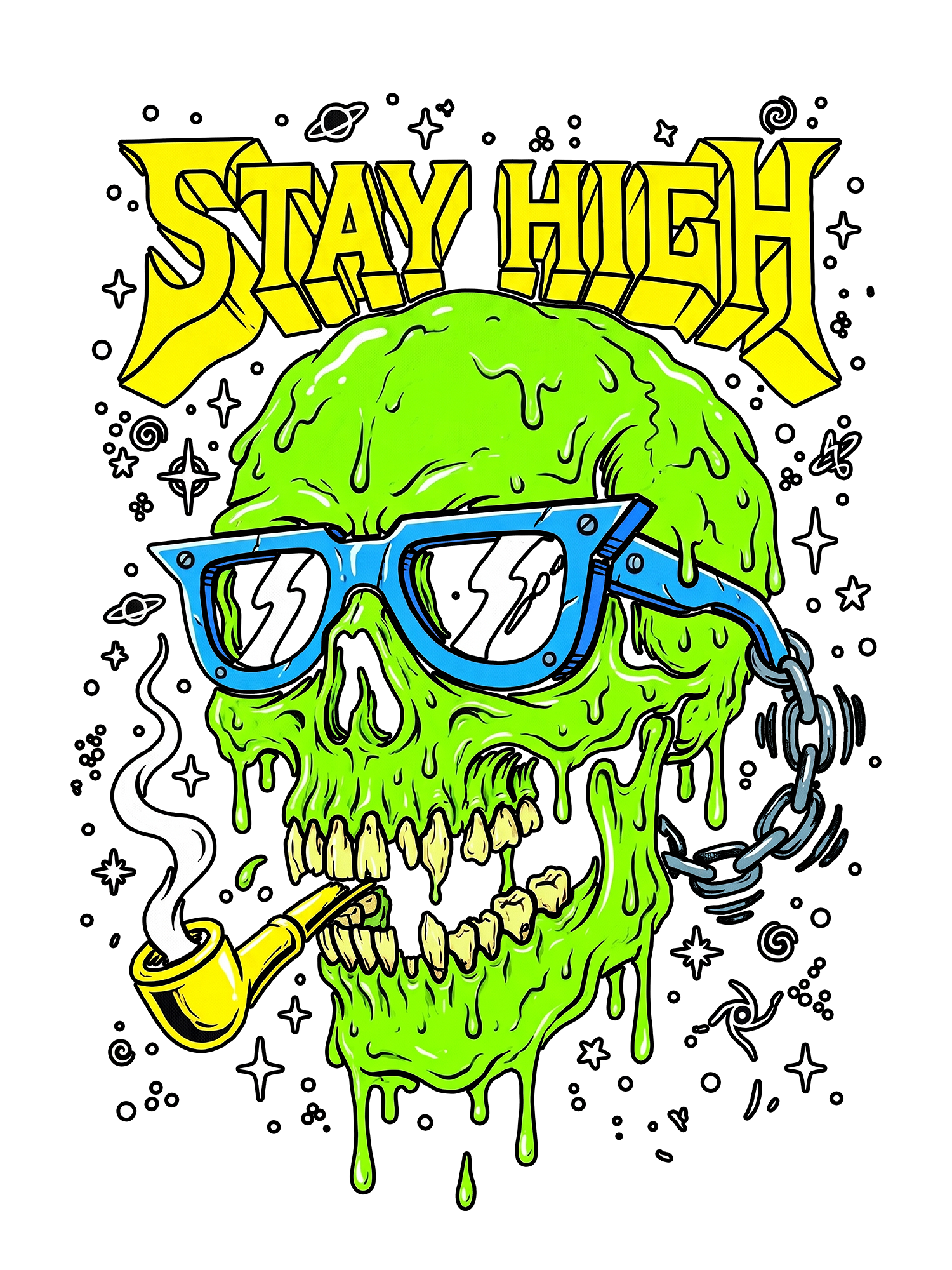 STAY HIGH AAA WASHED TSHIRT