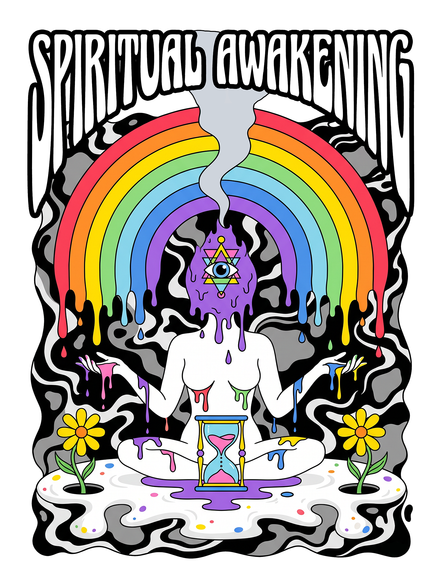 SPIRITUAL AWAKENING AAA WASHED TSHIRT