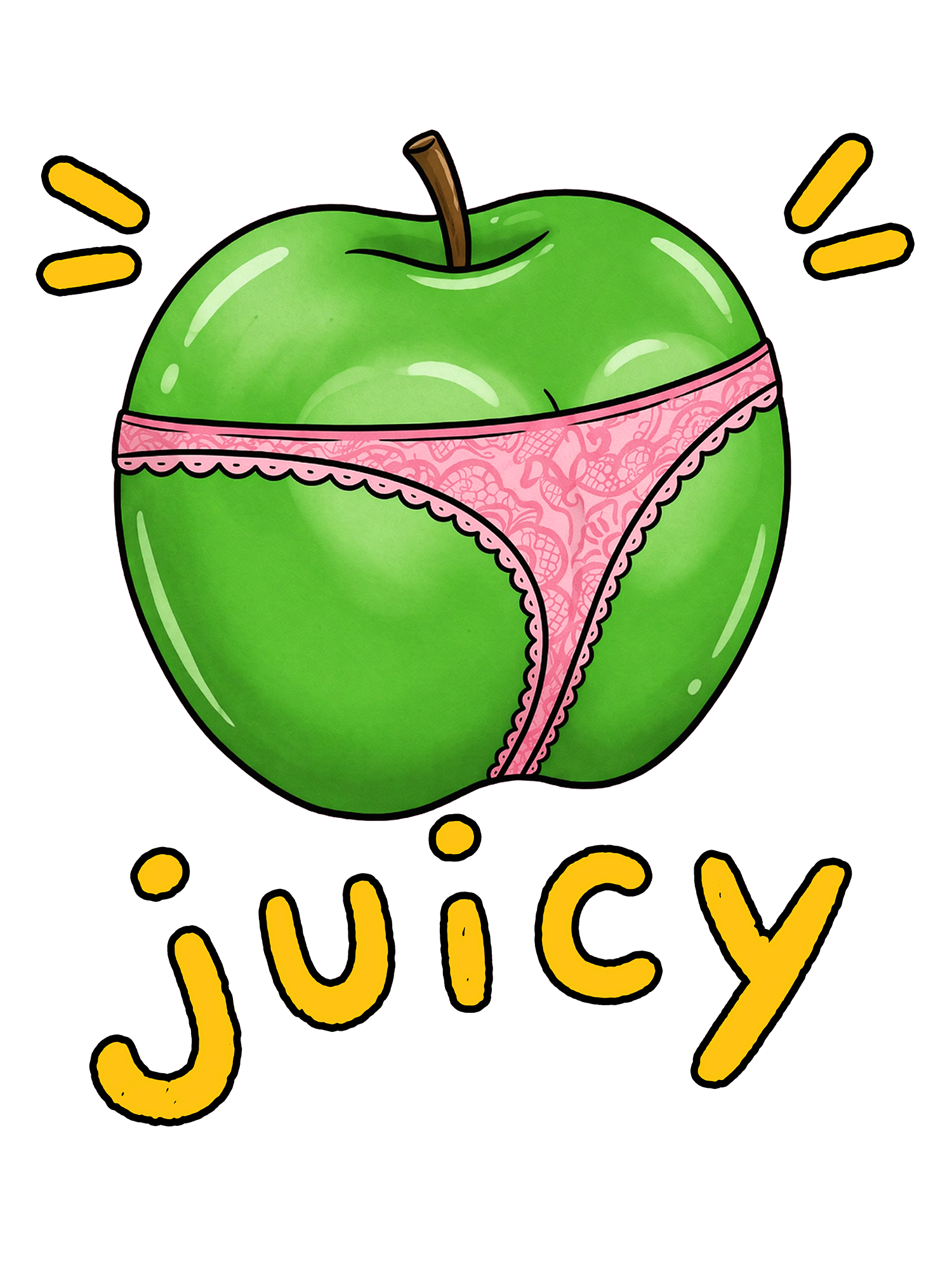 JUICY APPLE AAA WASHED TSHIRT