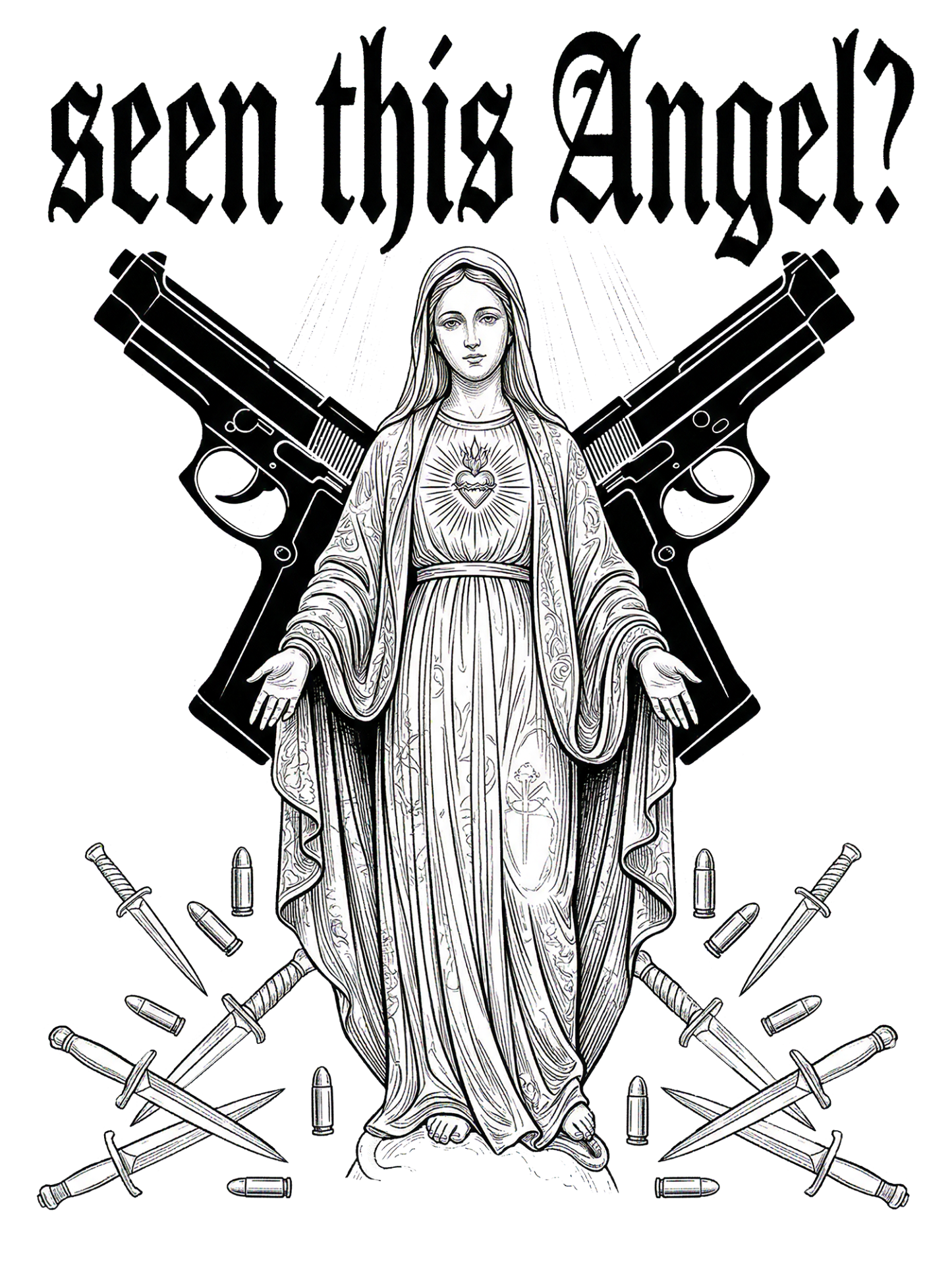 seen this Angel Washed Tshirt