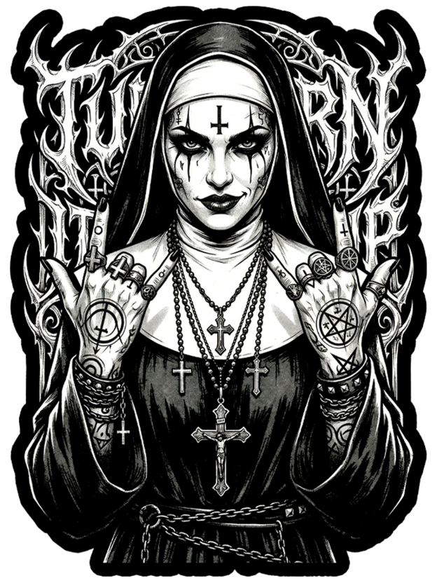 Rebel Nun Washed Tshirt