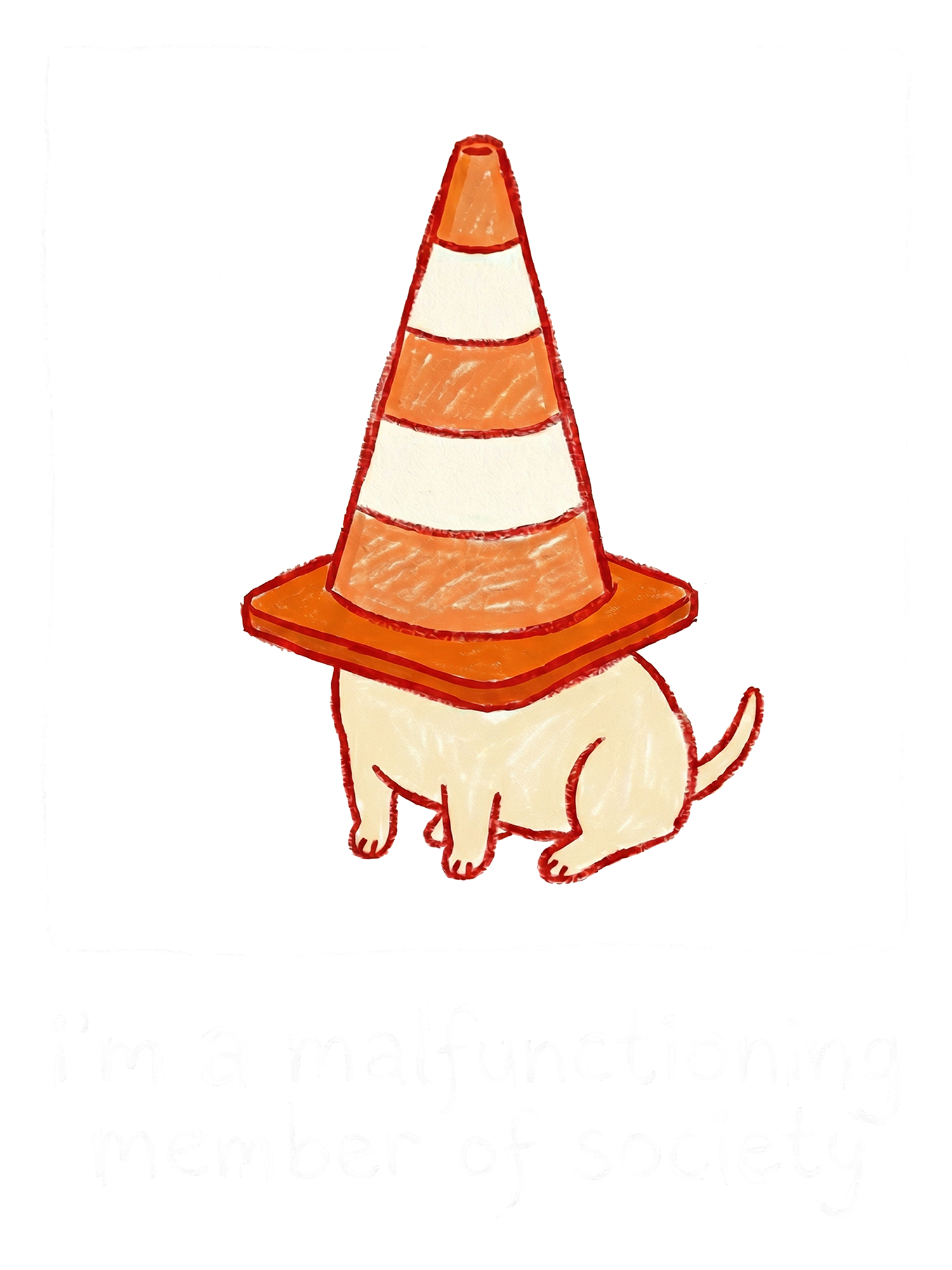 i’m a malfunctioning member of society Washed Tshirt