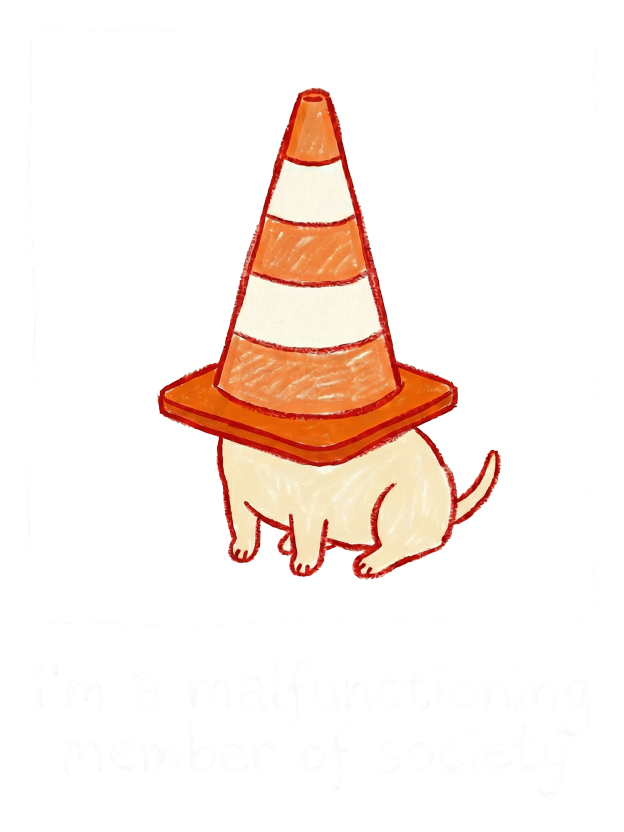 i’m a malfunctioning member of society Washed Tshirt