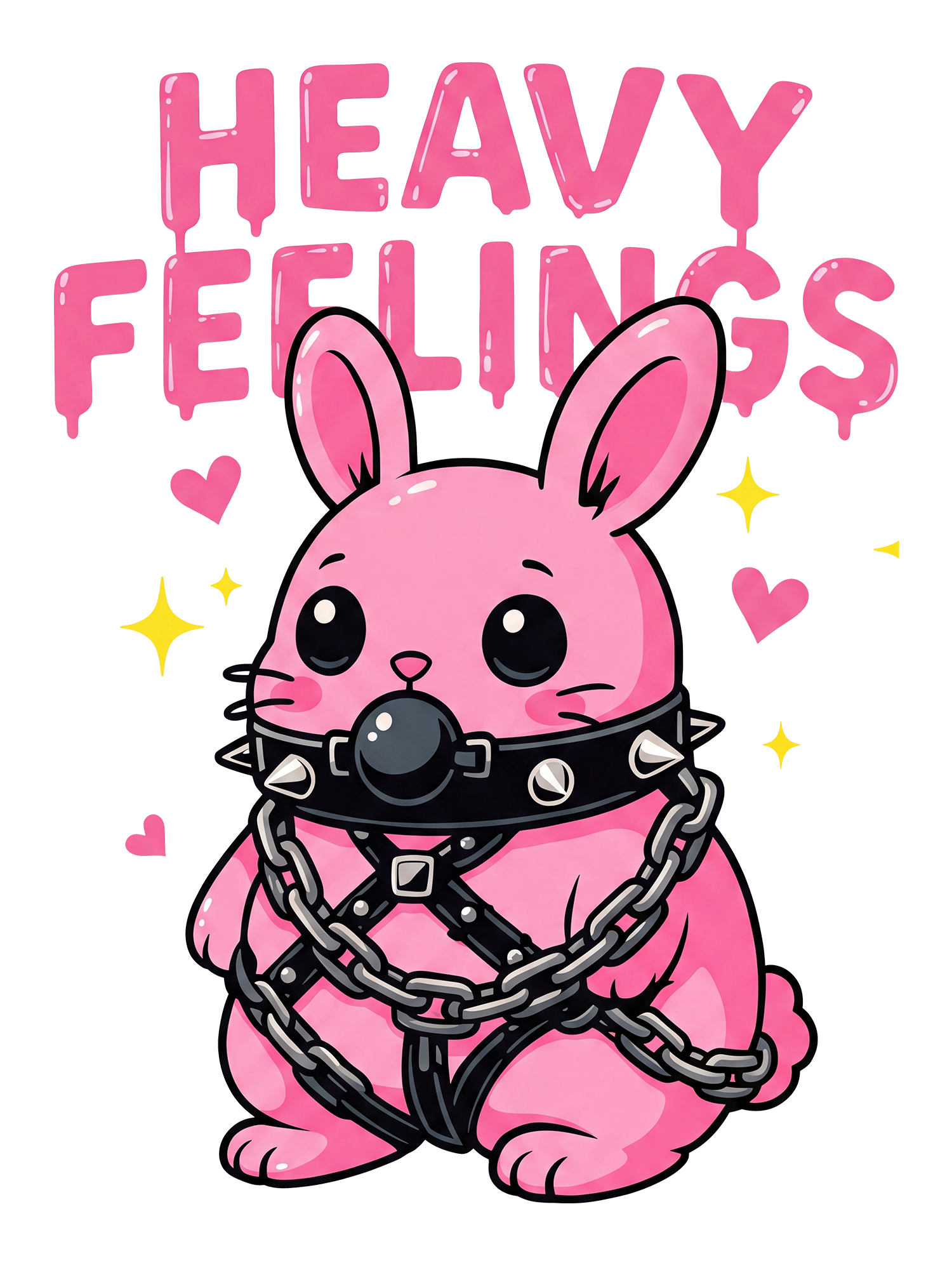 HEAVY FEELINGS Washed Tshirt