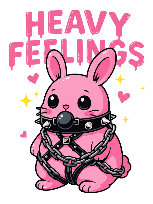 HEAVY FEELINGS Washed Tshirt