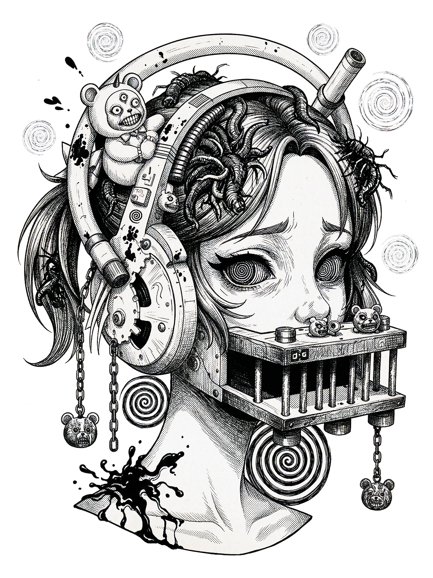 Mute Doll Washed Tshirt