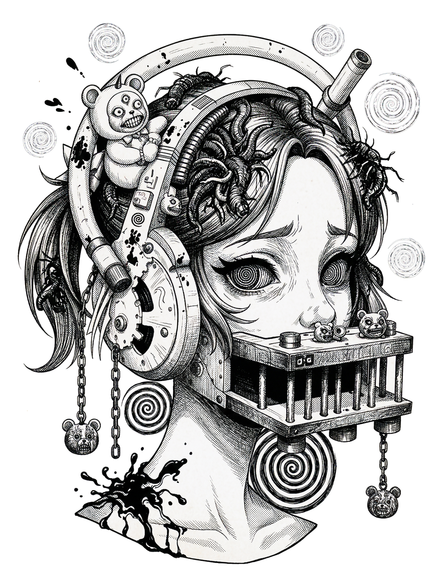 Mute Doll Washed Tshirt