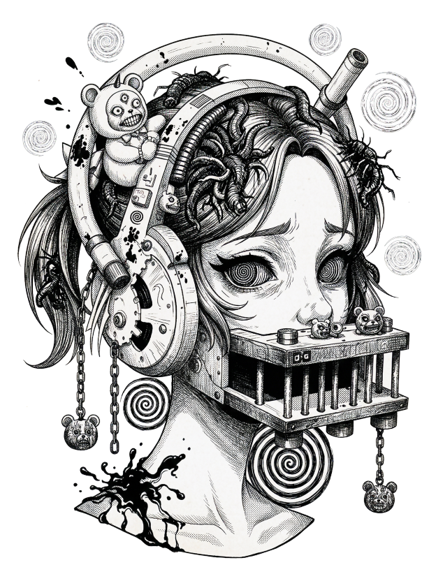 Mute Doll Washed Tshirt