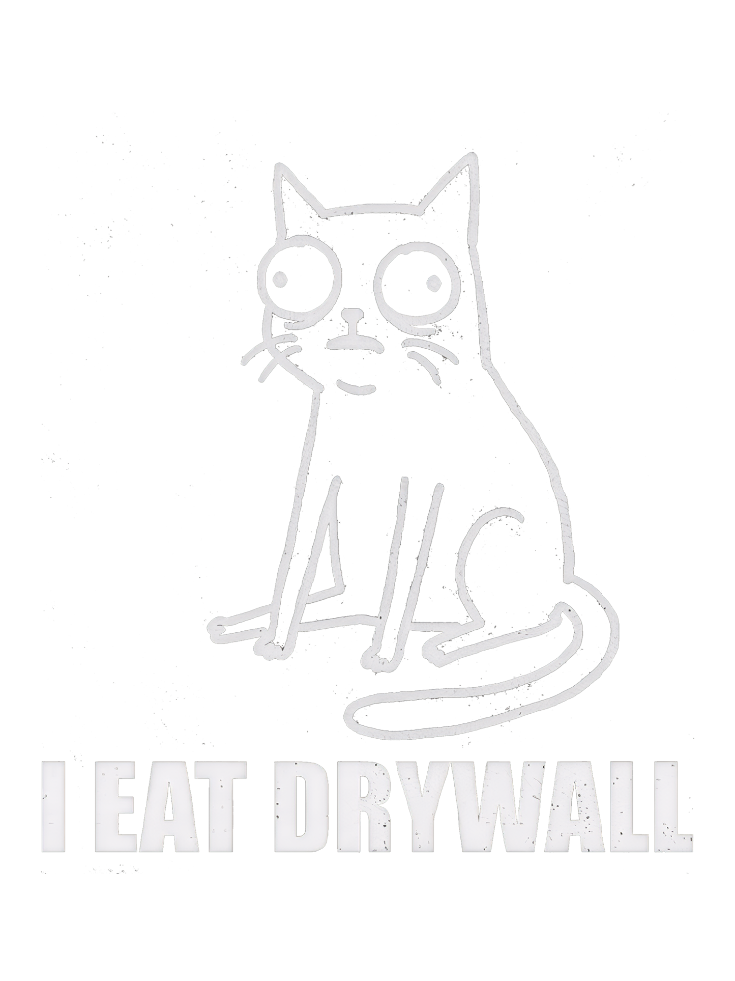 I EAT DRYWALL Washed Tshirt