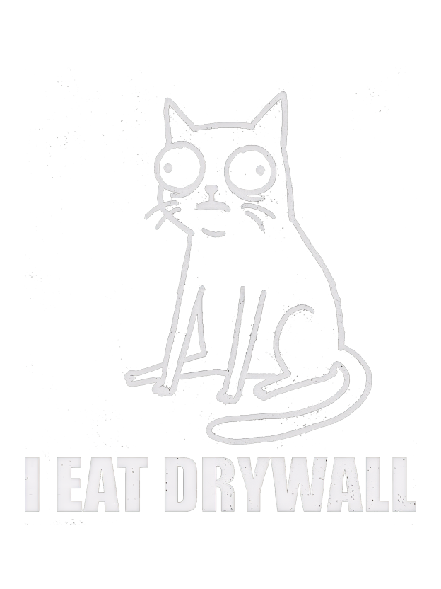 I EAT DRYWALL Washed Tshirt