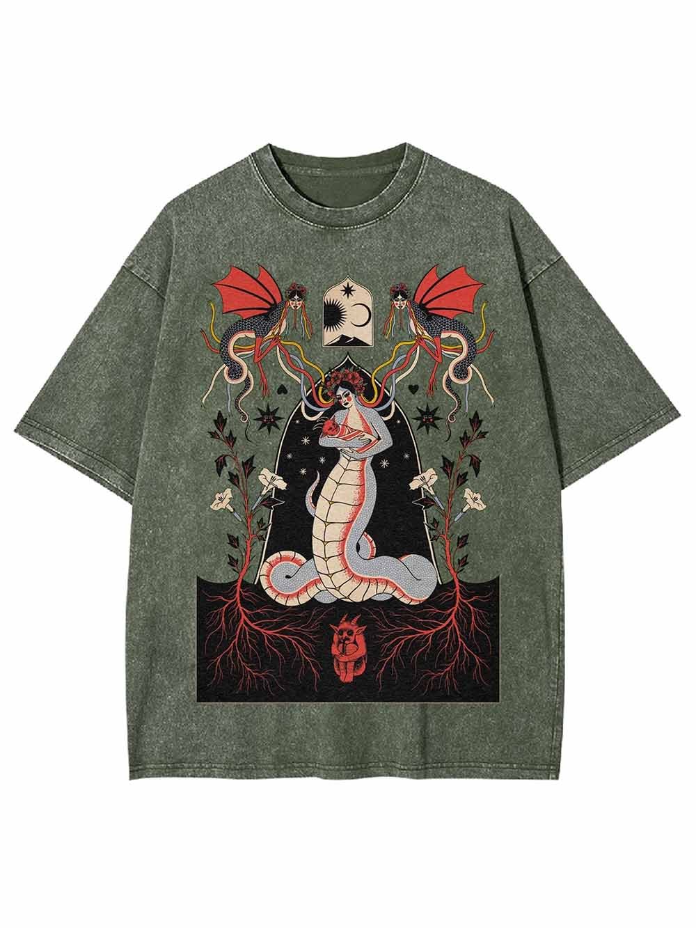 SERPENT WASHED TSHIRT
