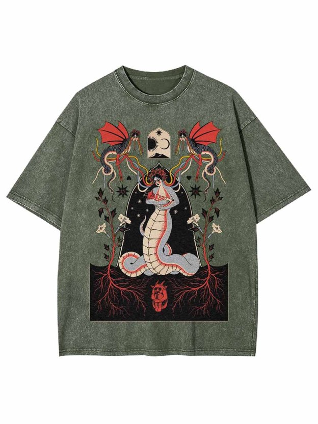 SERPENT WASHED TSHIRT