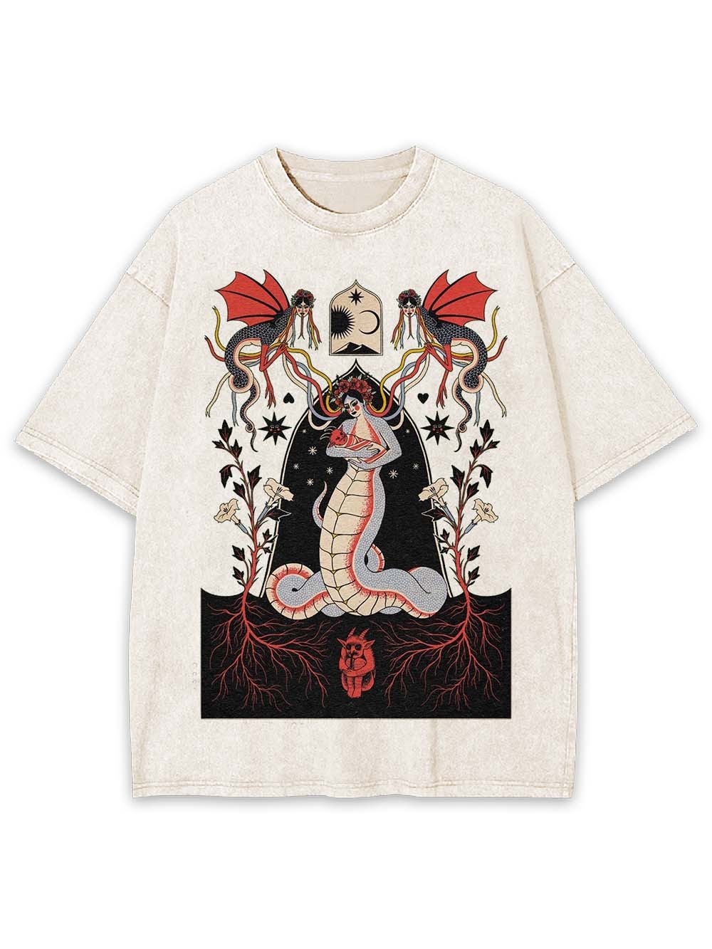 SERPENT WASHED TSHIRT