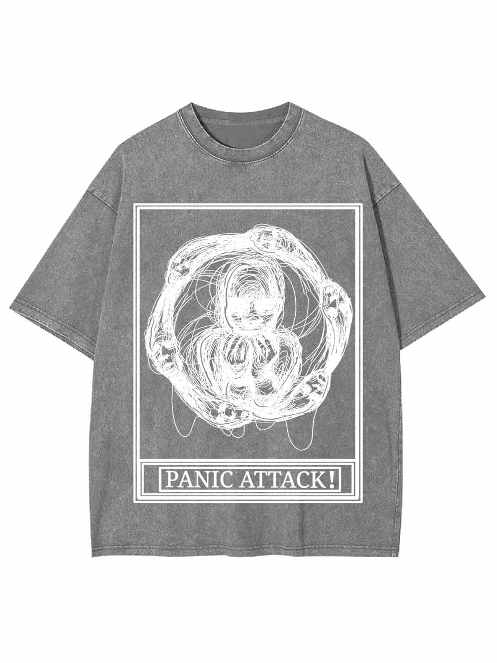 PANIC ATTACK WASHED TSHIRT
