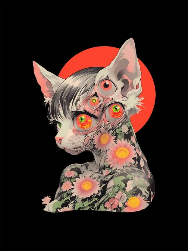 PSYCHEDELIC WASHED TSHIRT