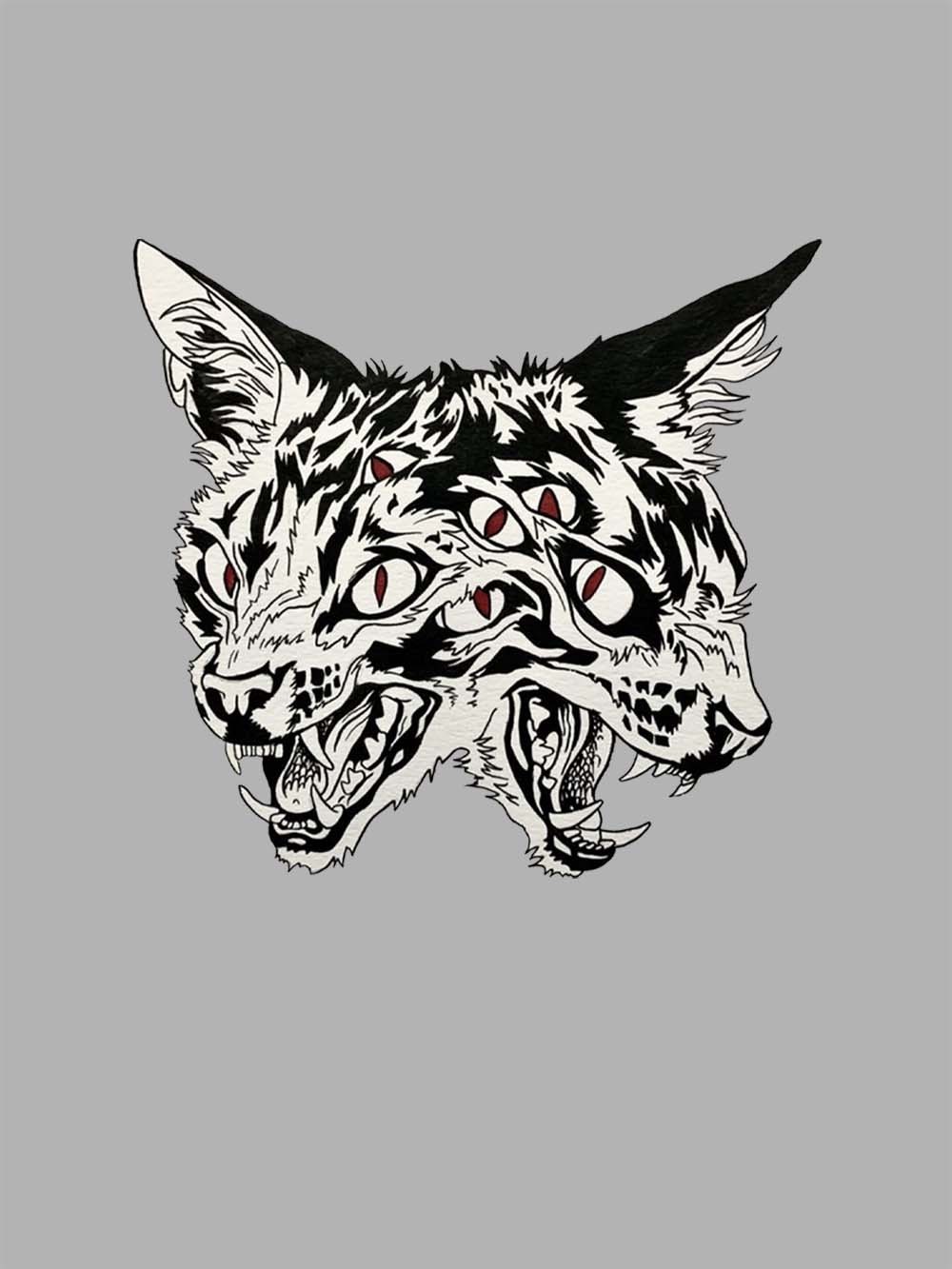 Feral Nightmare Washed Tshirt