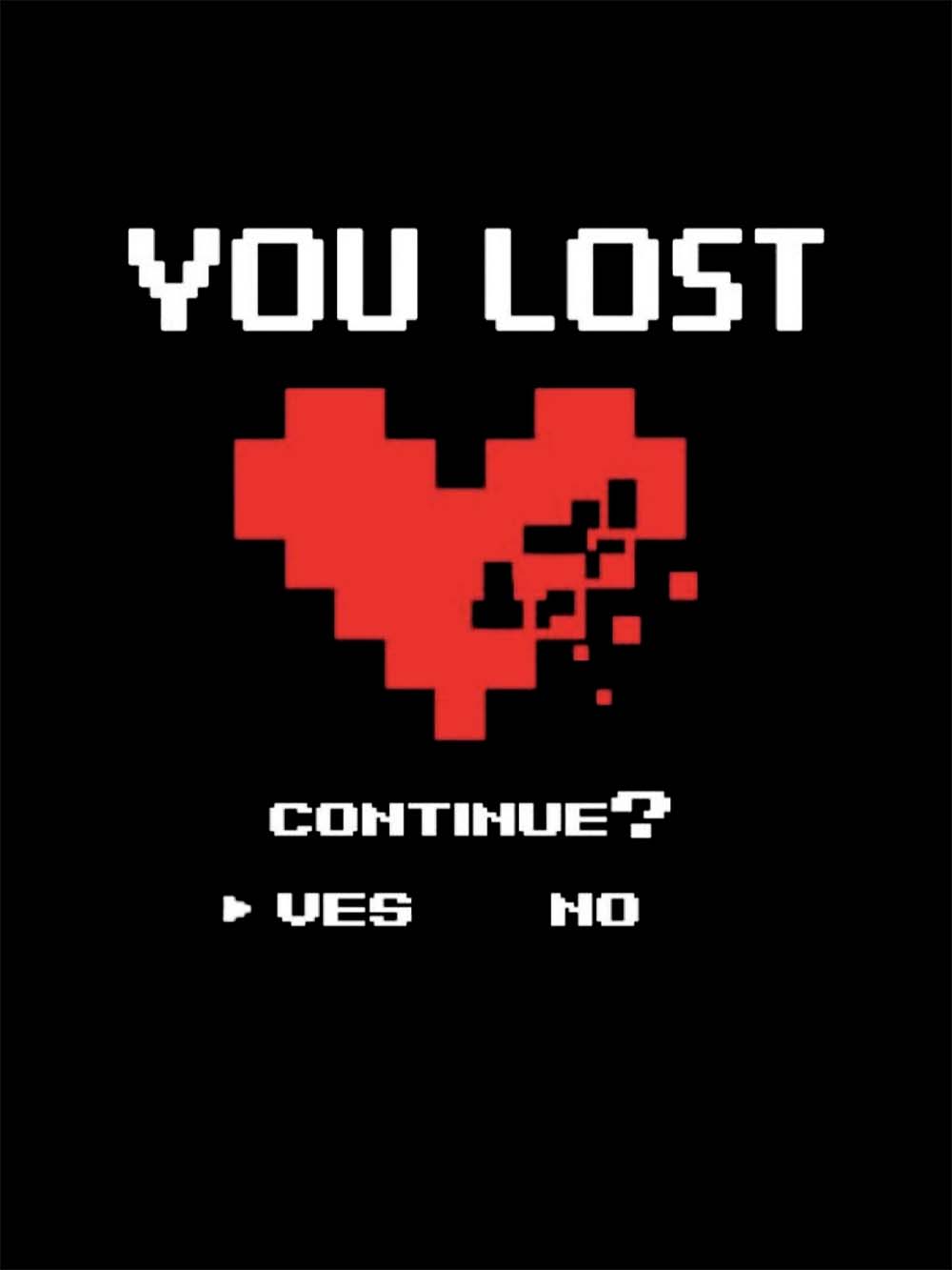 Game Over You Lost Washed Tshirt