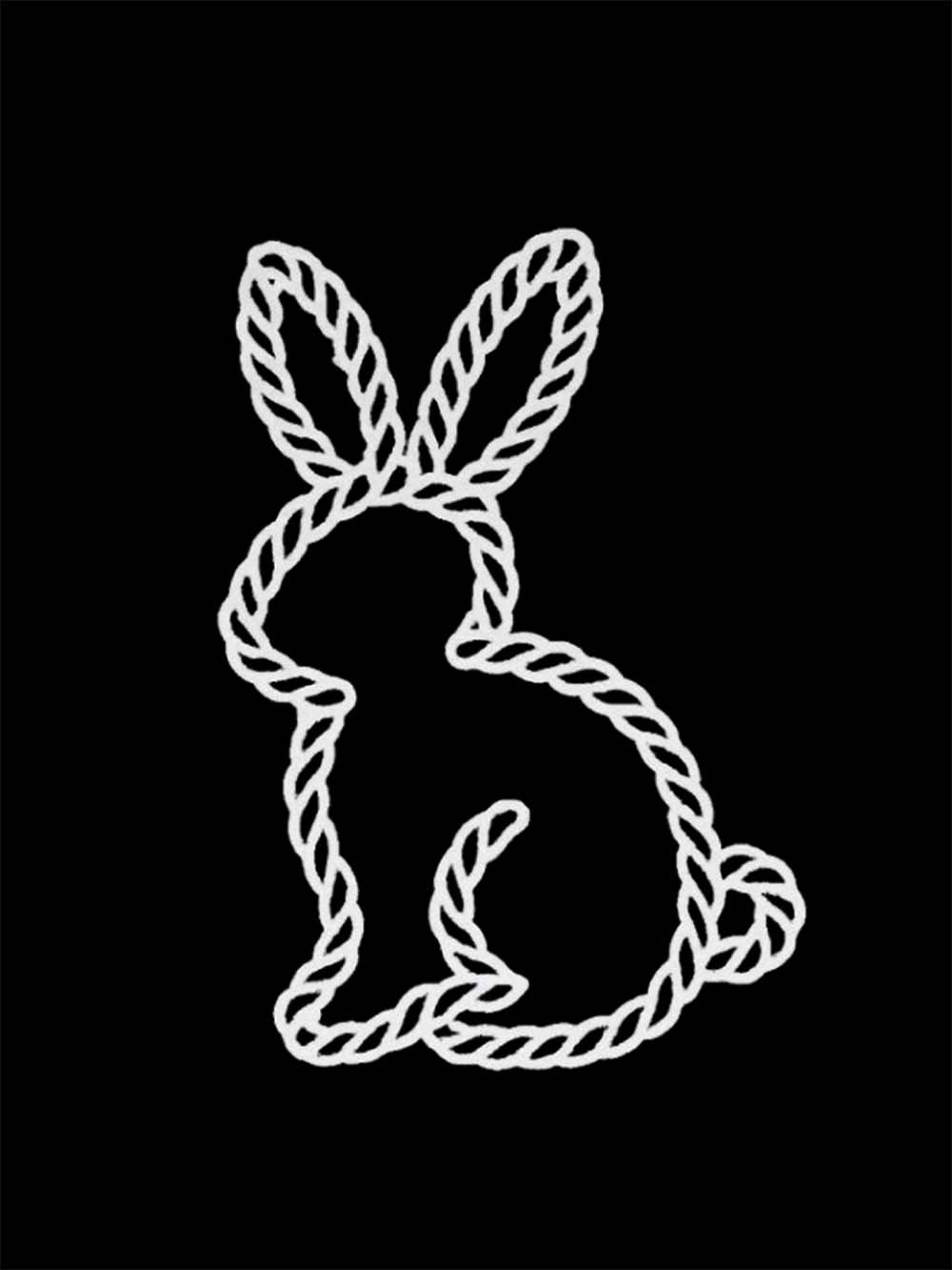 Knot Rabbit Washed Tshirt