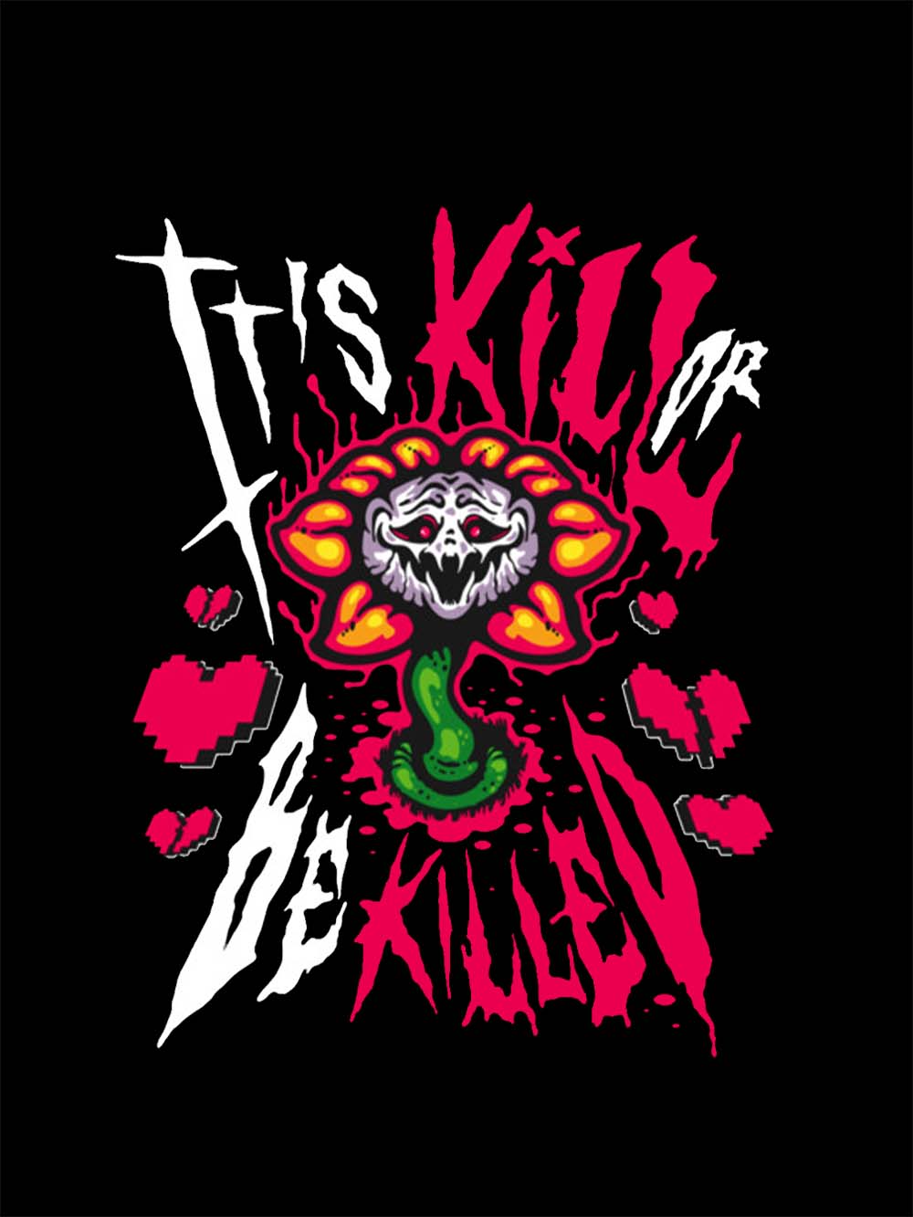 Kill Or Be Killed Washed Tshirt