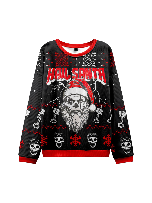 HAIL SANTA UGLY CHRISTMAS SWEATSHIRT