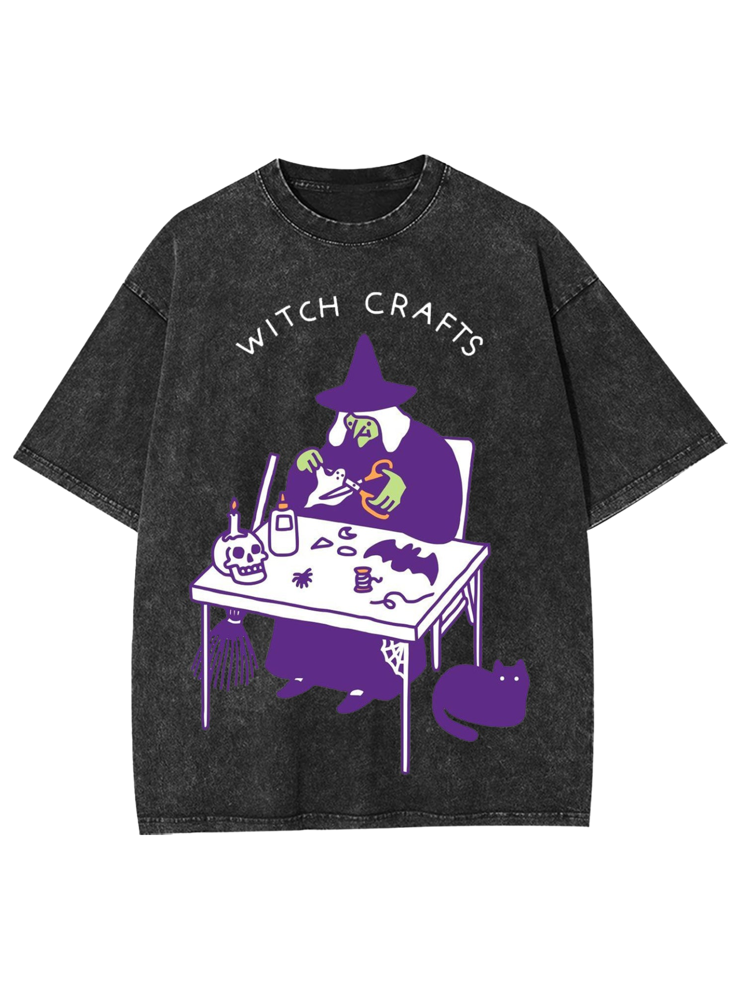 Witch Crafts Washed Tshirt-ClassyOutlaw Sale