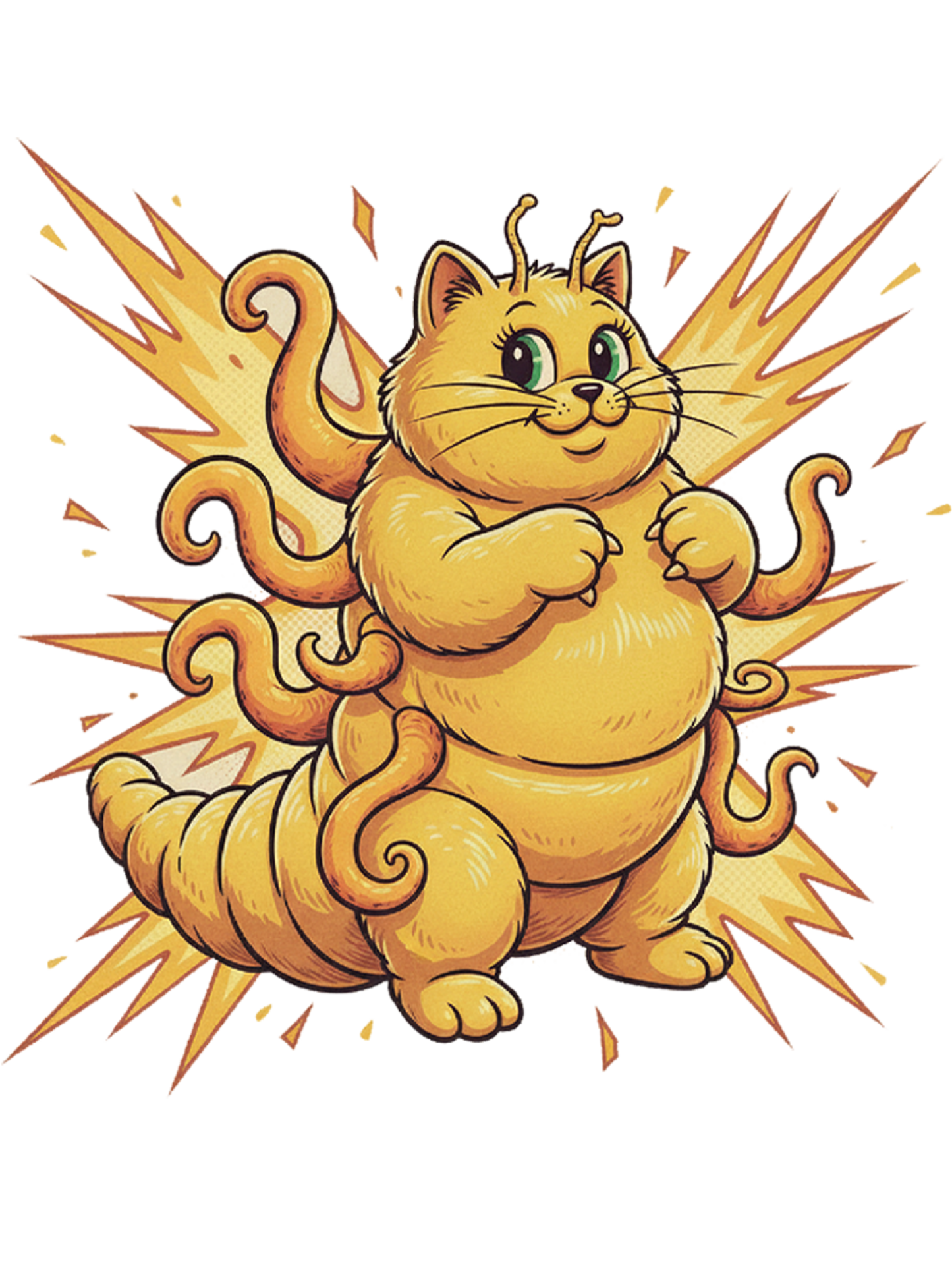 King Cattopus Washed Tshirt