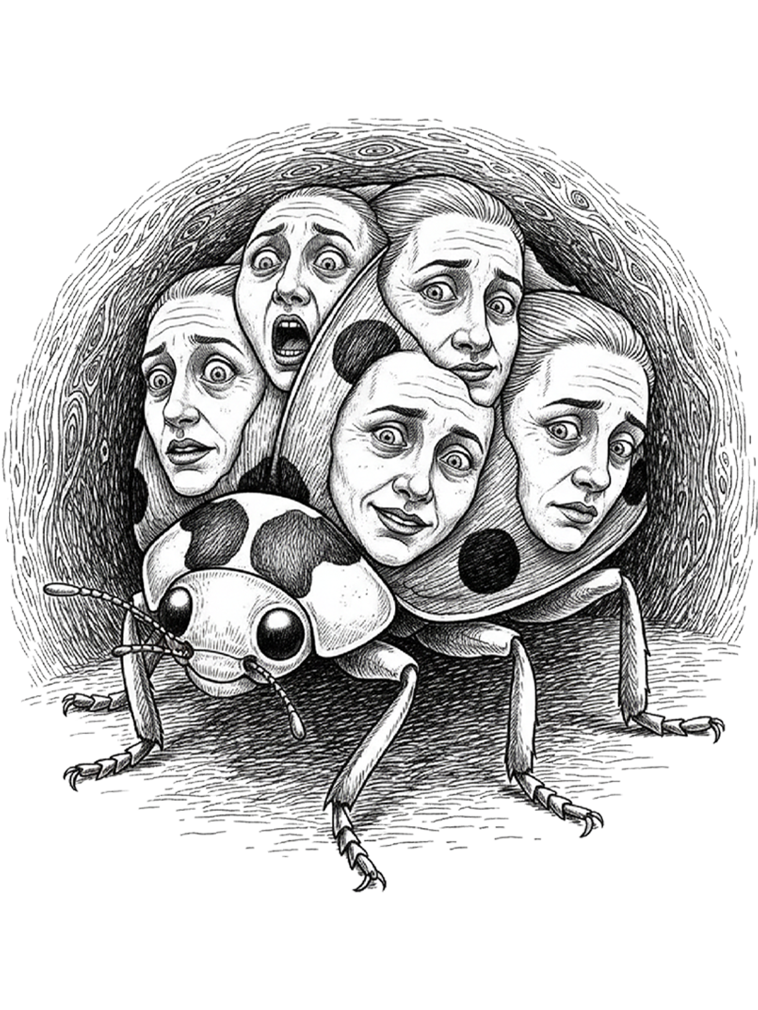 Facebug Phantom Washed Tshirt