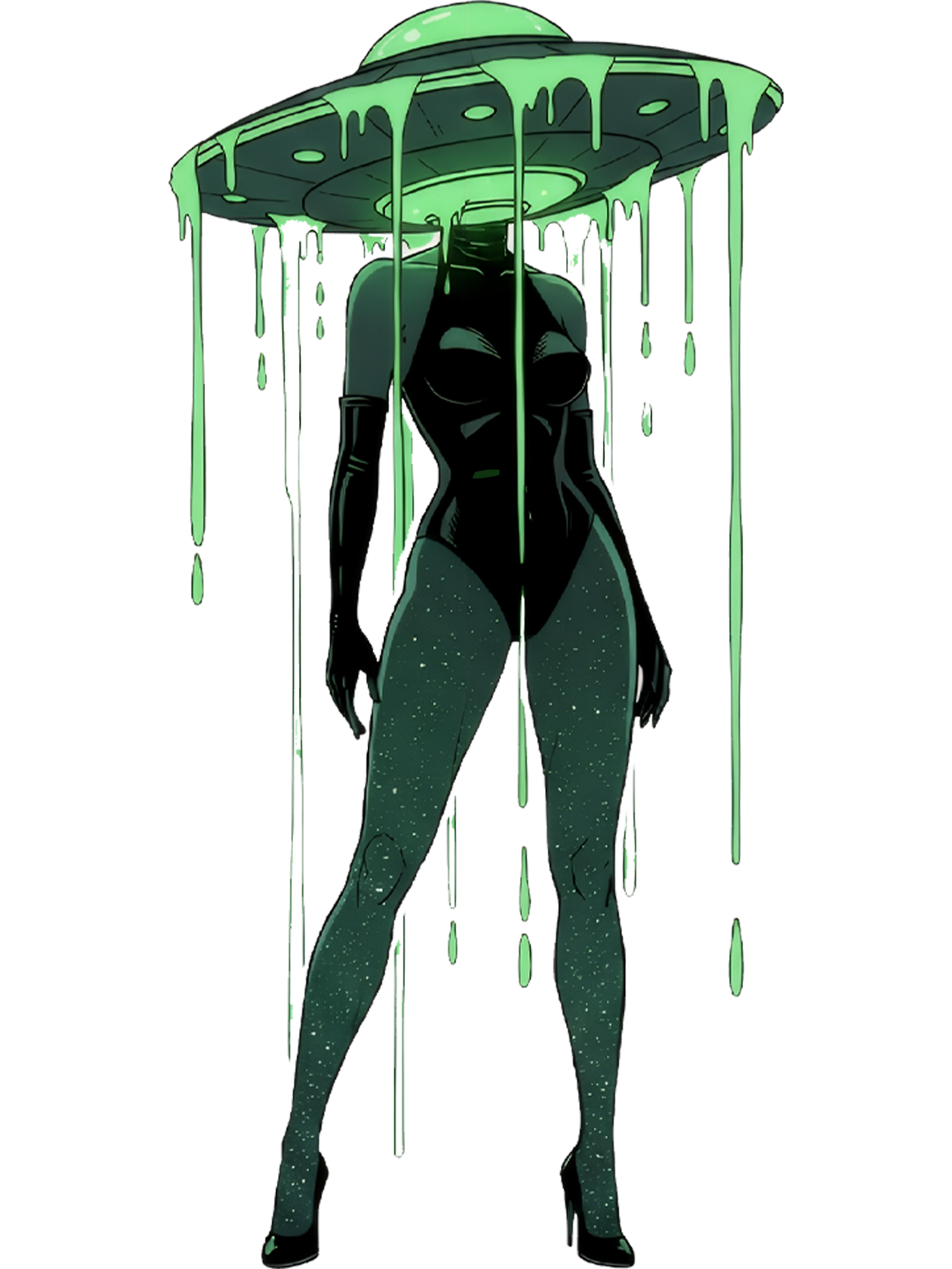 Alien Enchantress Washed Tshirt