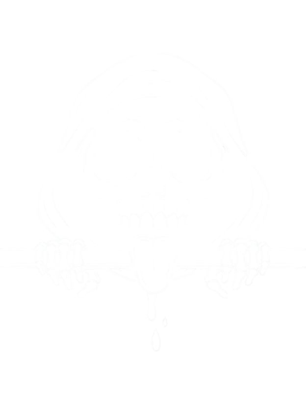 Skull Phantom Lick Washed Tshirt