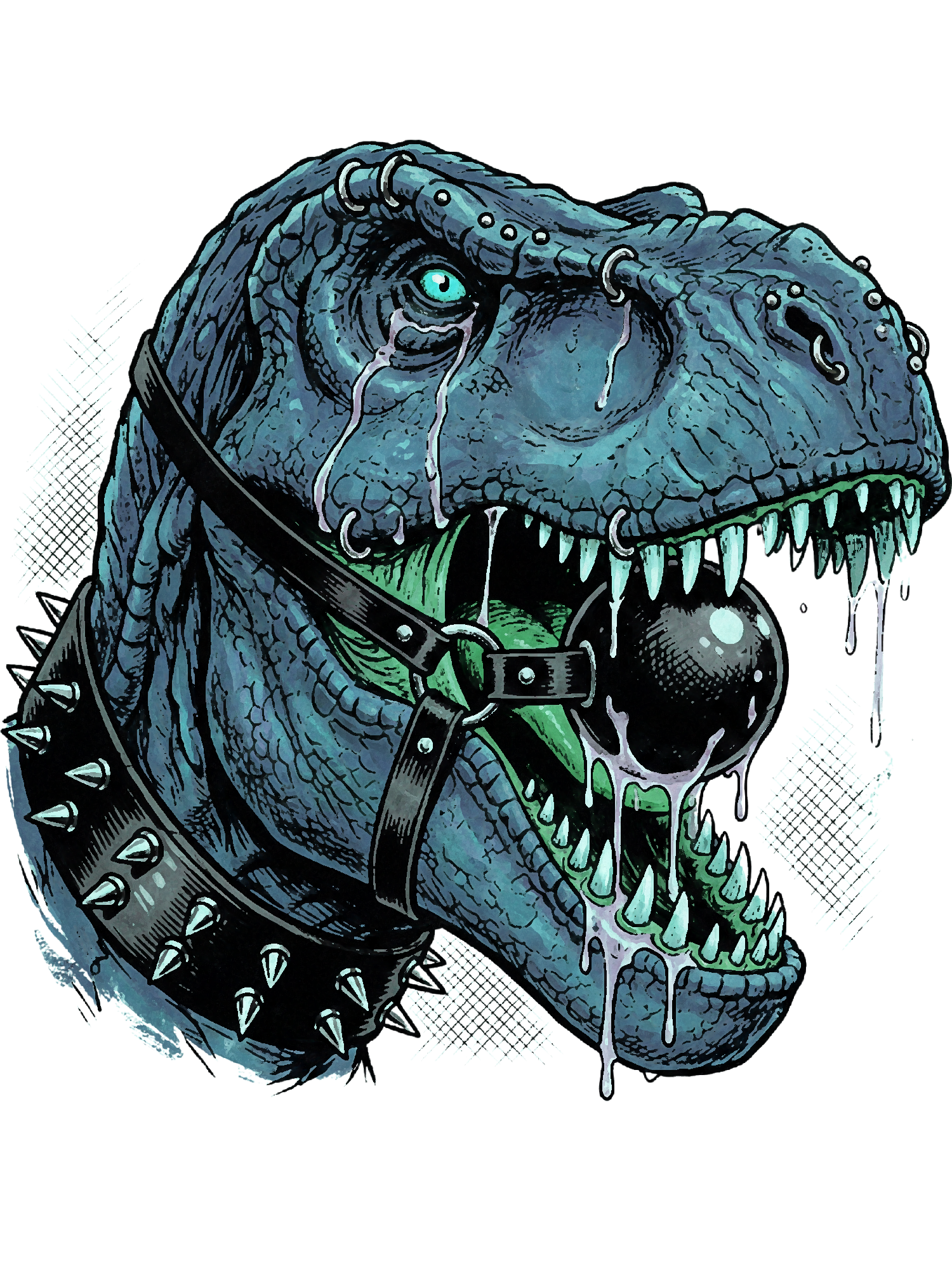 Restrained T-Rex Washed Tshirt