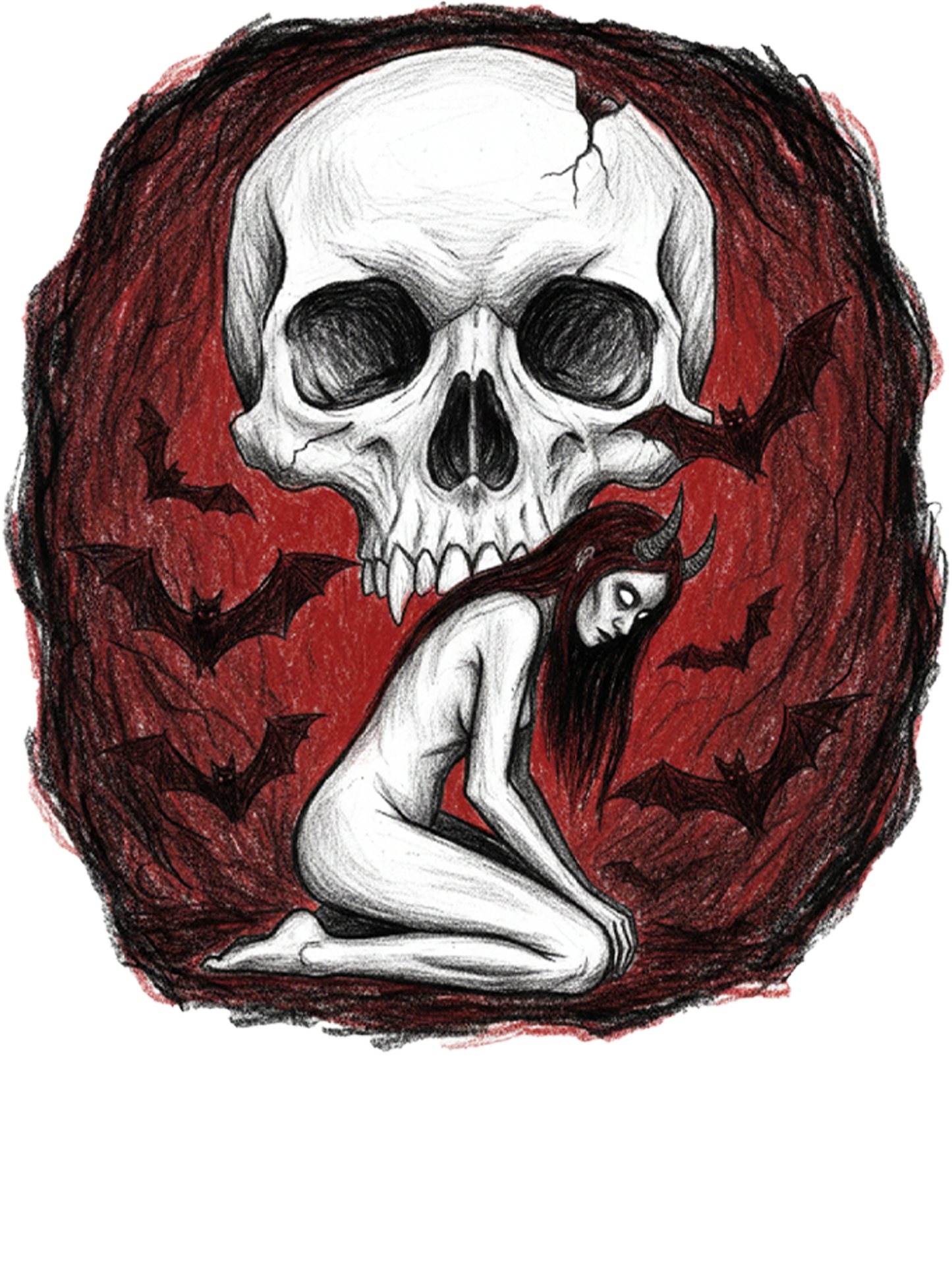 Crimson Despair Washed Tshirt