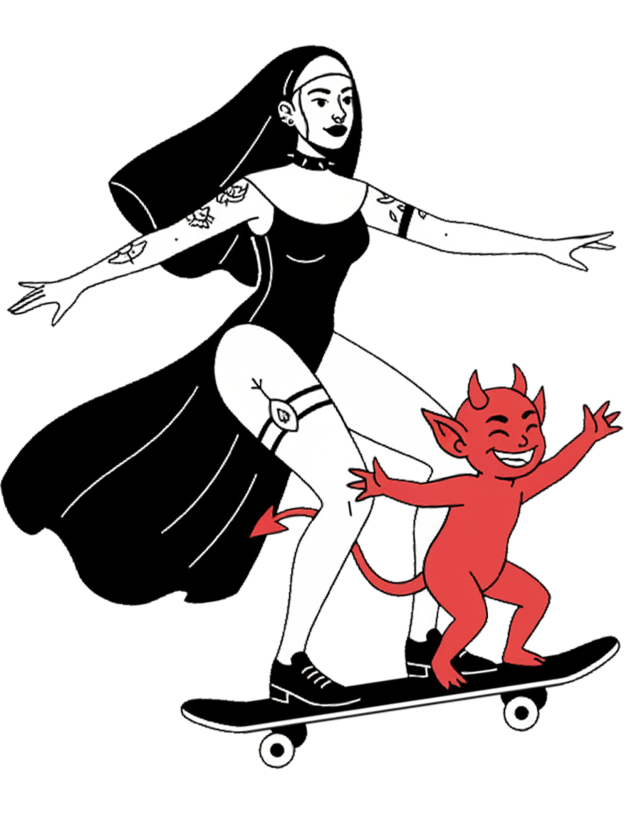 Unholy Ride Washed Tshirt