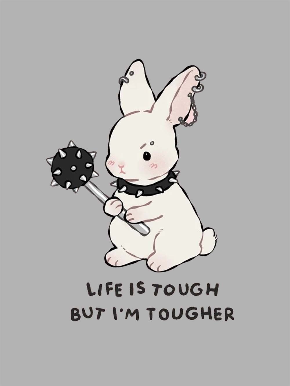 TOUGH BUNNY WASHED TSHIRT