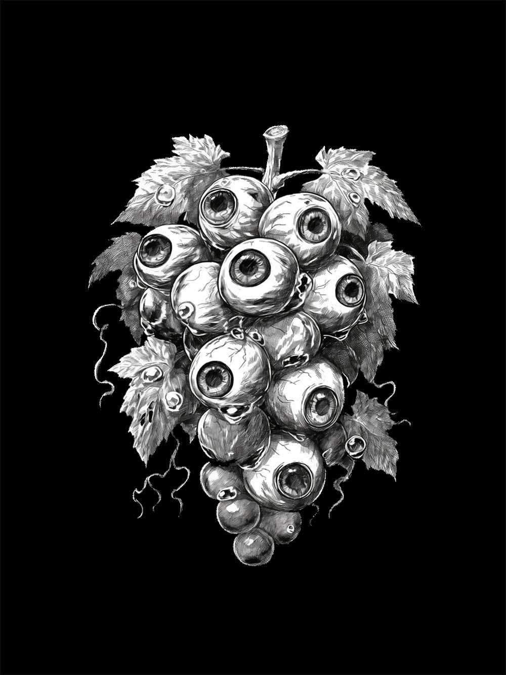 EYES IN THE BUNCH WASHED TSHIRT