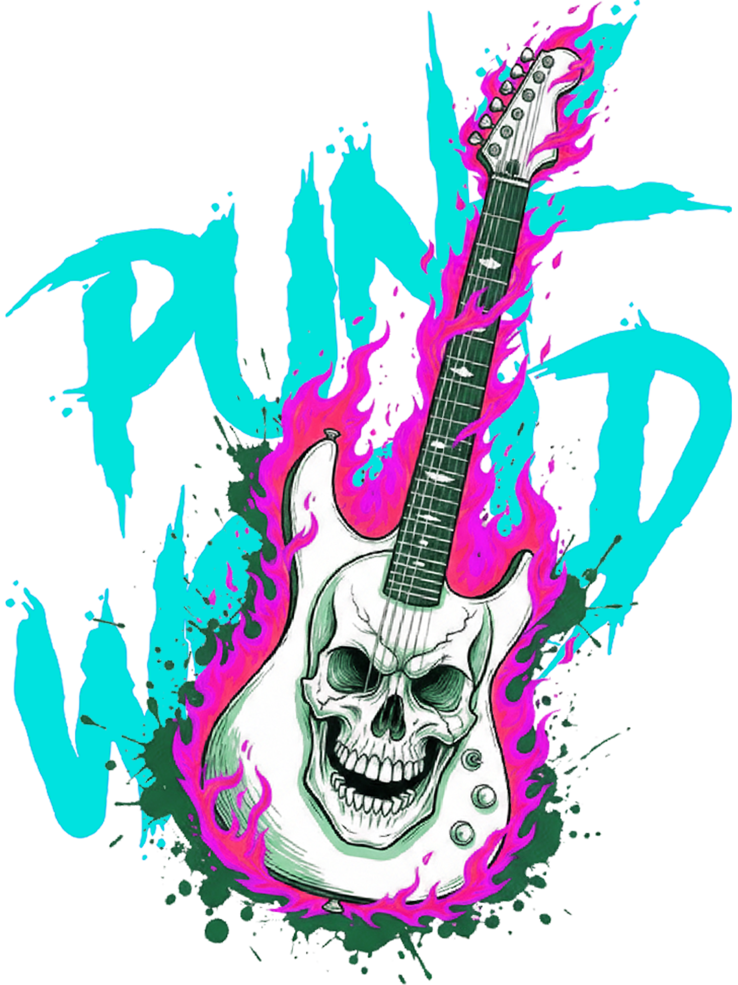 Punk World Washed Tshirt