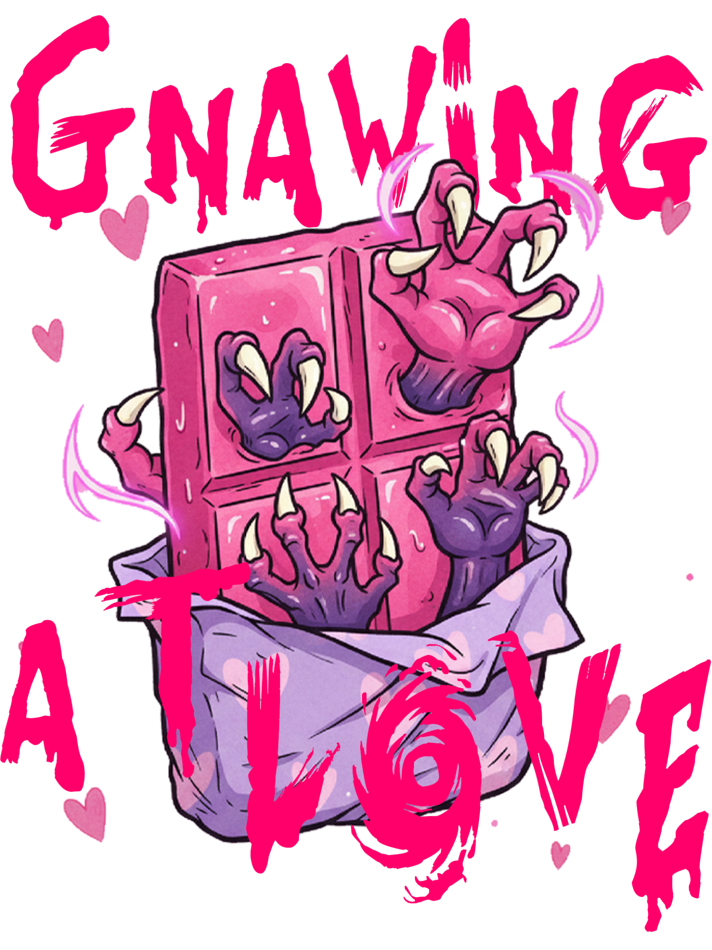 Gnawing at love Washed Tshirt