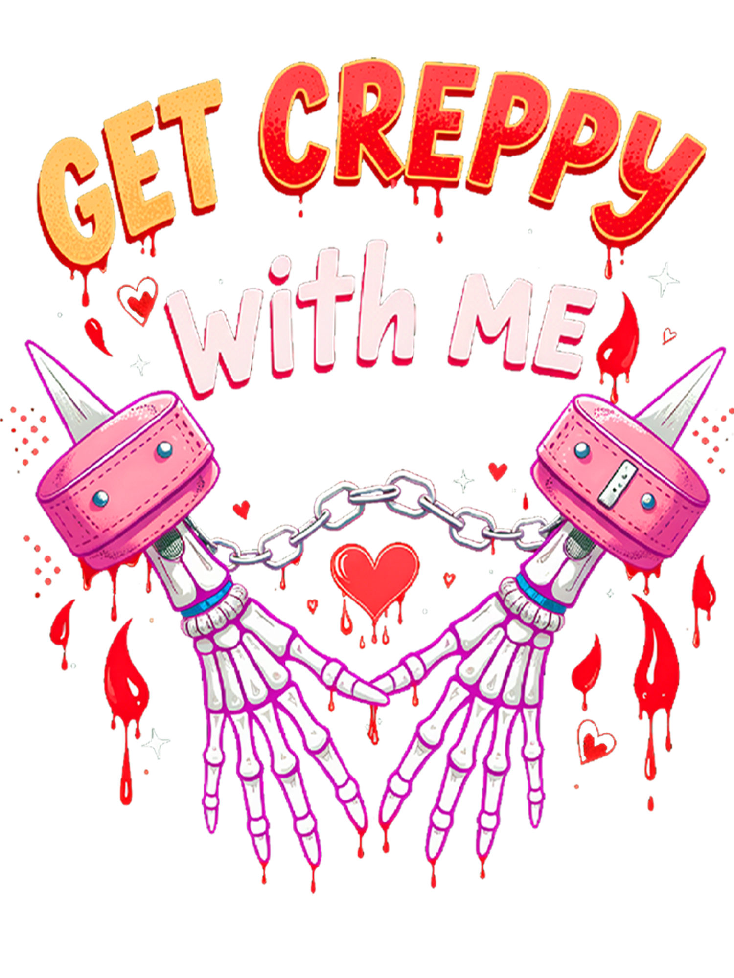 Get Creepy With Me Washed Tshirt