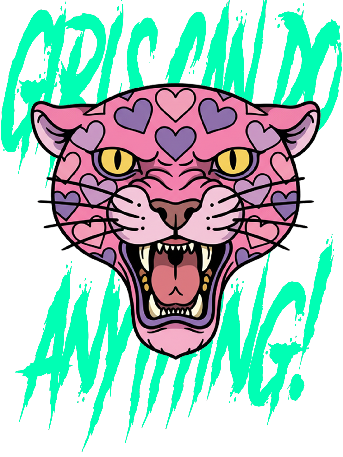 Girls can do anything Washed Tshirt