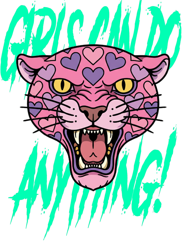 Girls can do anything Washed Tshirt