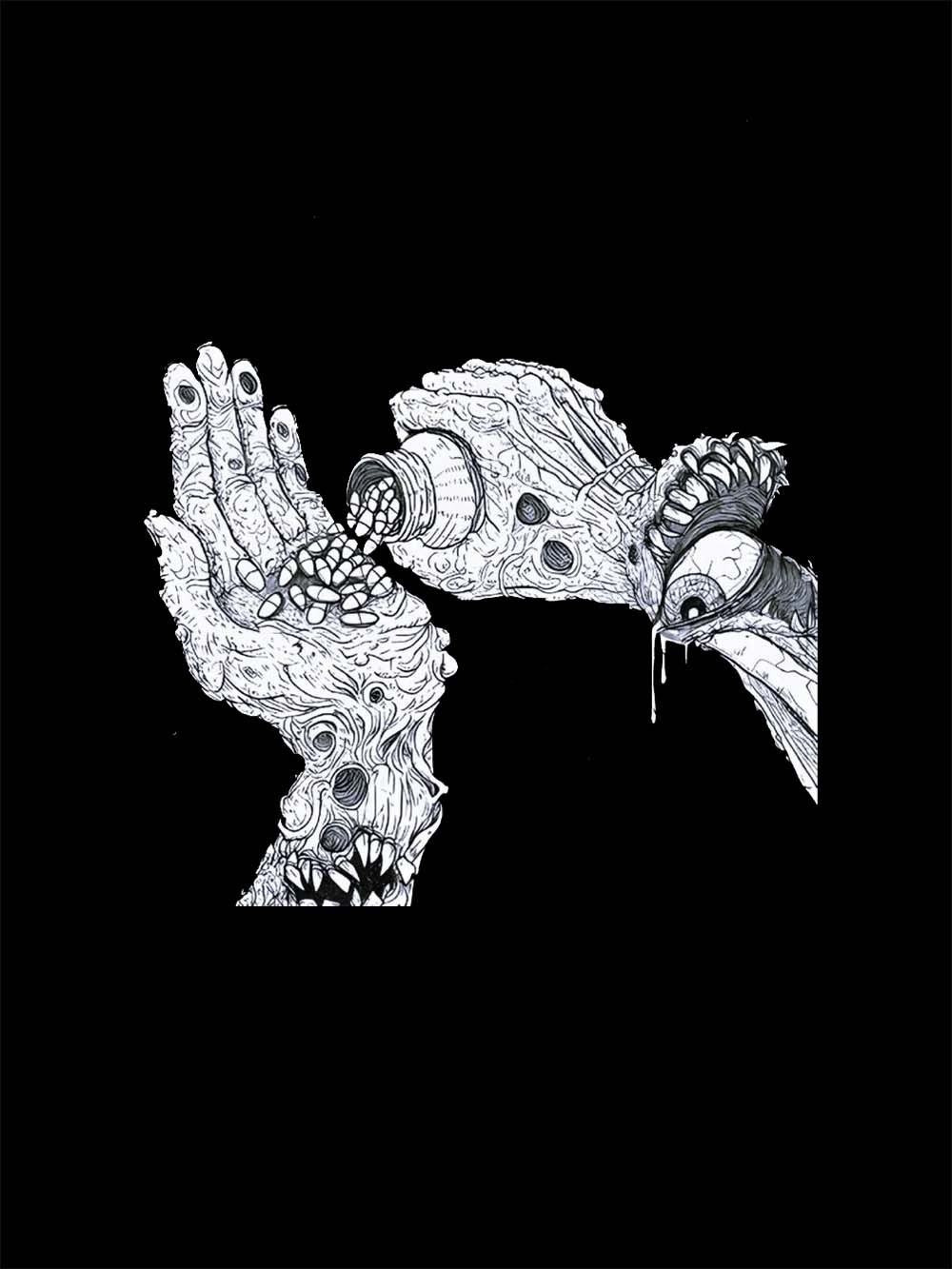 DISTORTED REALITY WASHED TSHIRT