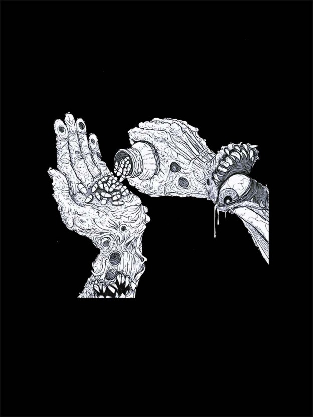 DISTORTED REALITY WASHED TSHIRT