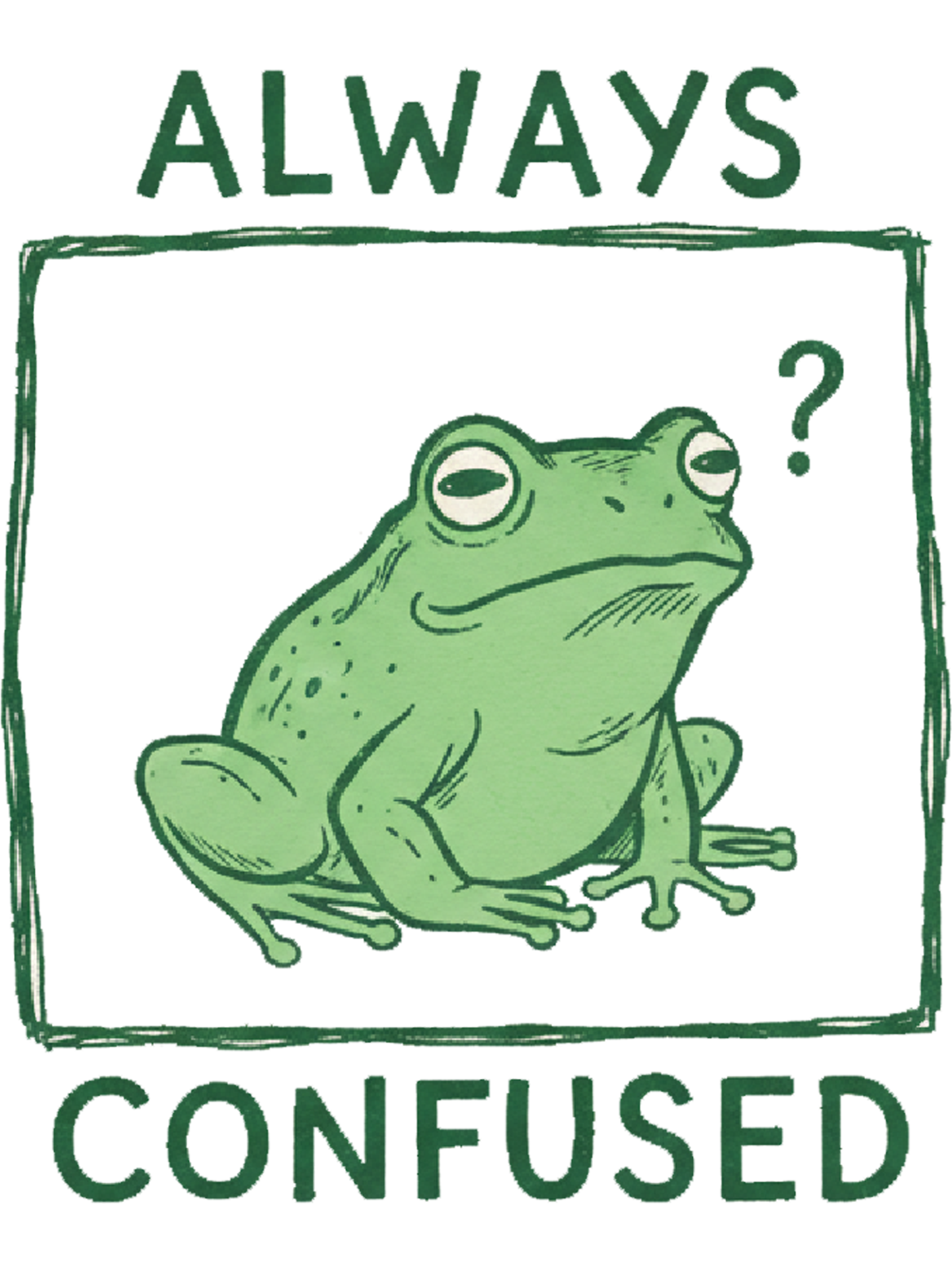 Always confused Washed Tshirt