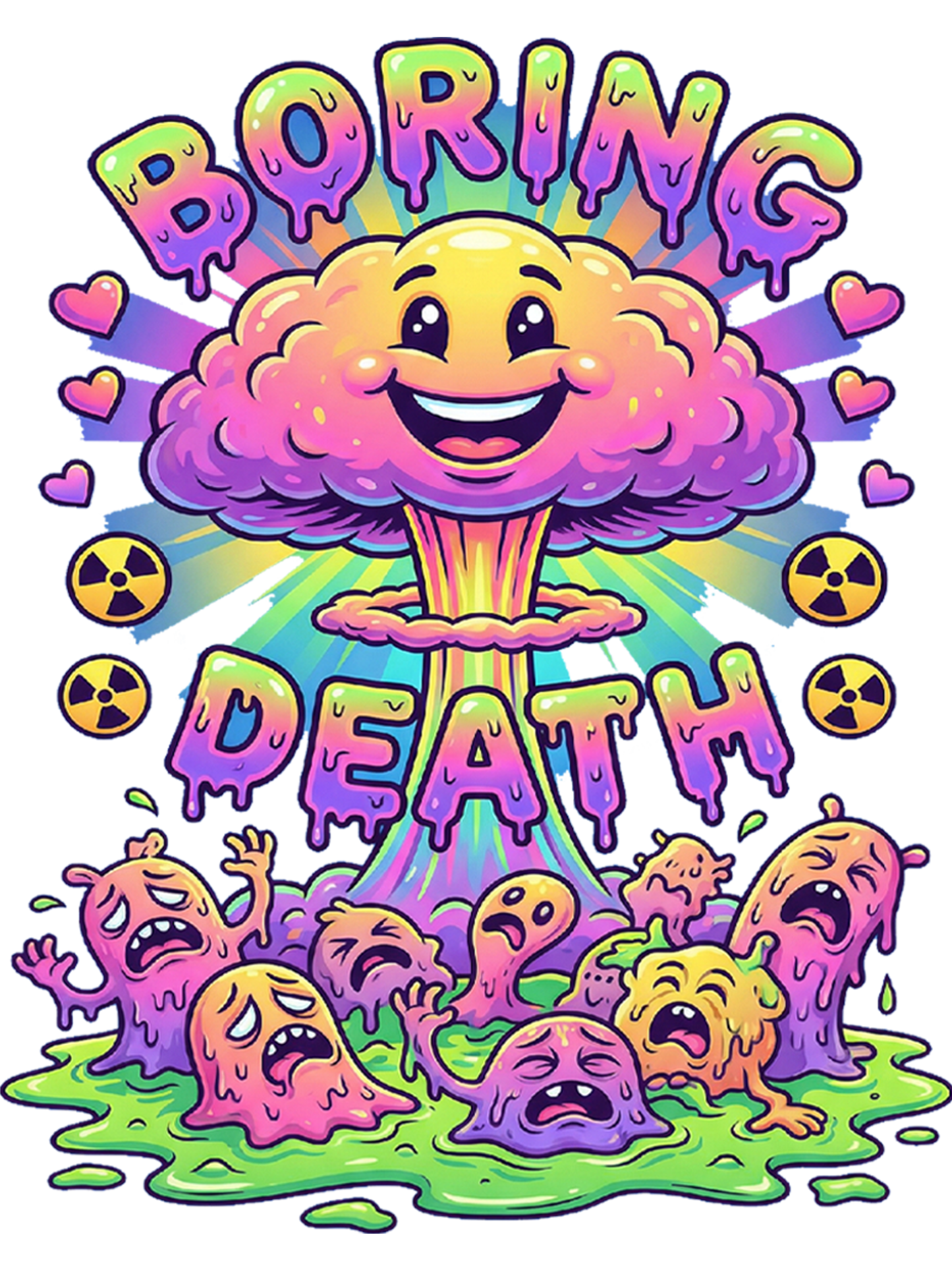 Boring death Washed Tshirt