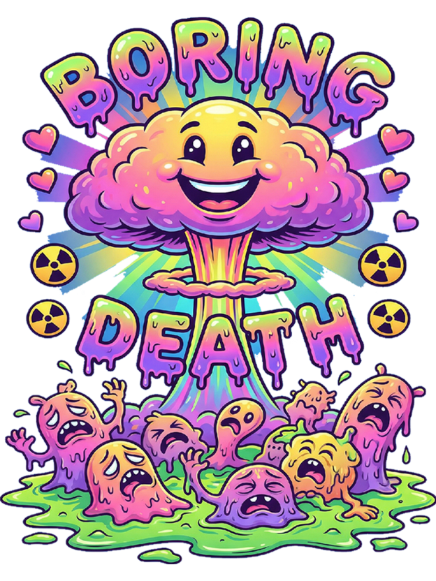Boring death Washed Tshirt