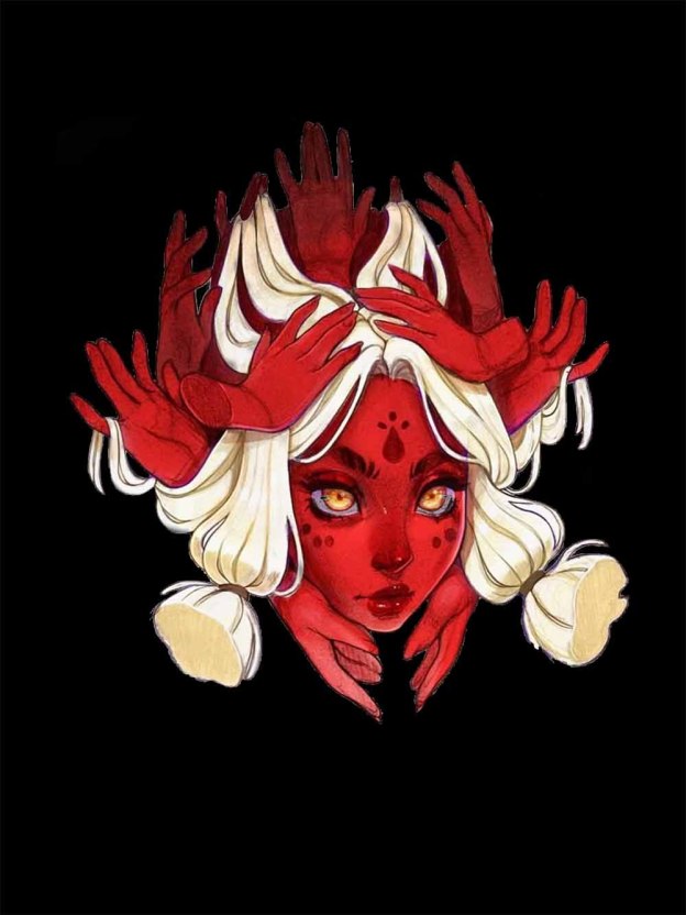 DEMON QUEEN WASHED TSHIRT