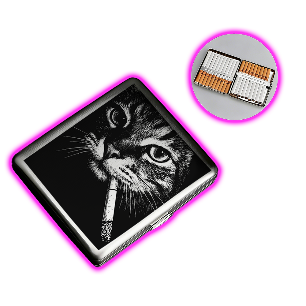CAT WITH CIGARETTE CLO CIGARETTE PACK