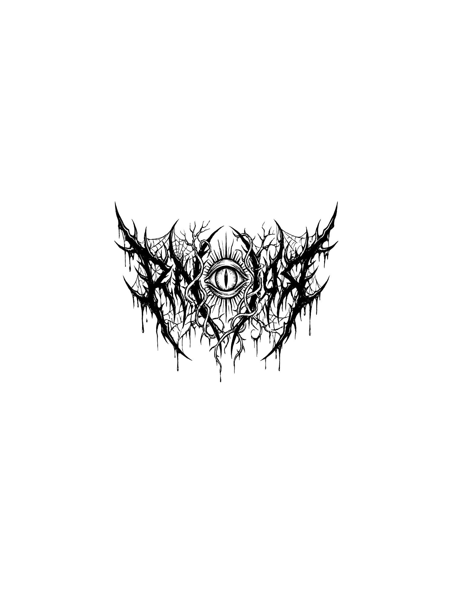 EYE OF CHAOS WASHED TSHIRT