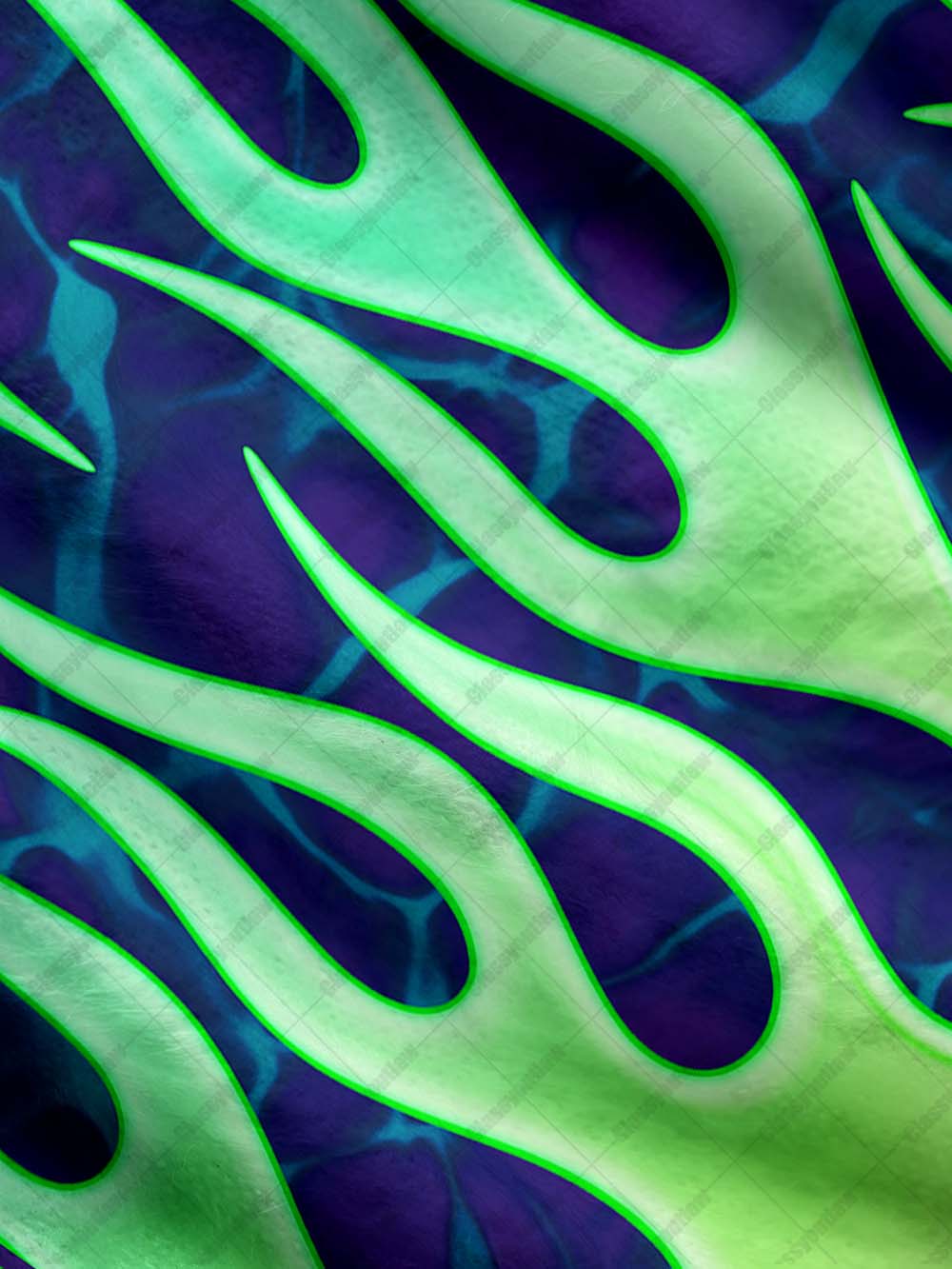 NEON FLAME UGLY CARDIGAN SWEATERS
