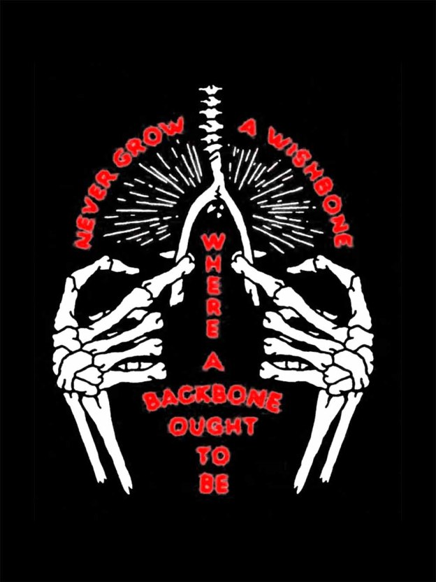 BACKBONE OUGHT WASHED TSHIRT